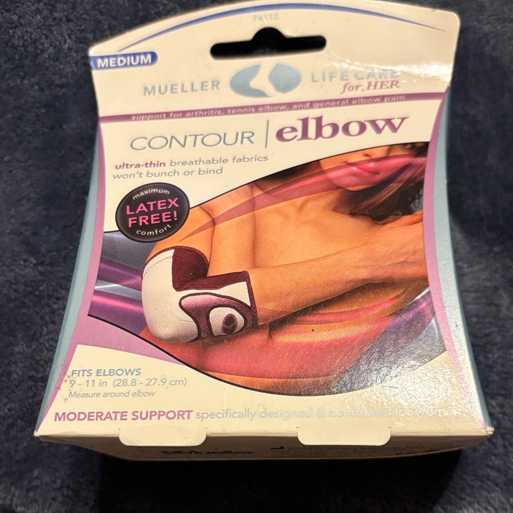 Mueller Contour Elbow Support  Purple